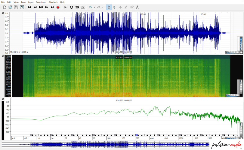 Pulizia audio Pulizia registrazioni audio da rumori